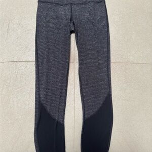 Lululemon Gray and Black Leggings
